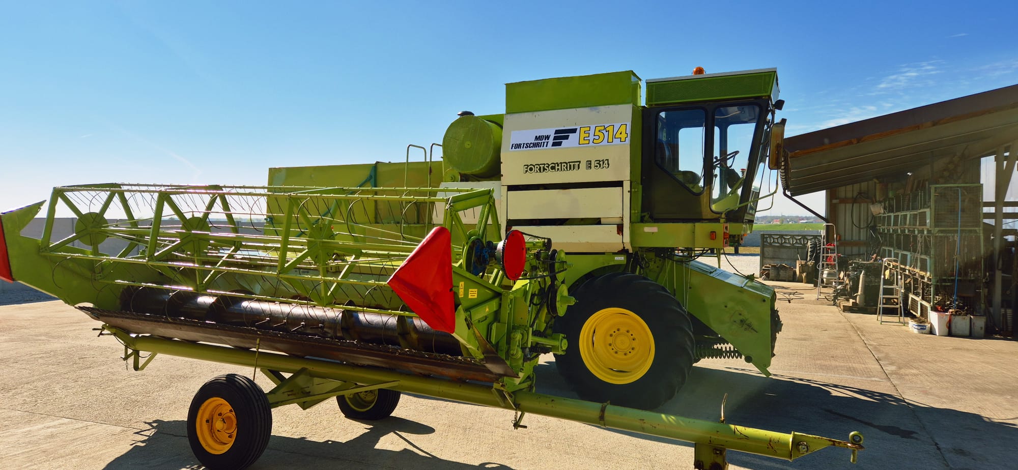 Kombajn zbożowy Fortschritt MDW E-514