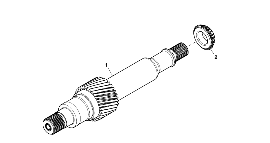 John Deere 9470RX - Wał R559523 (Przekładnia Power Shift)