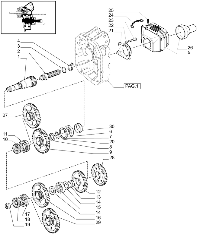 New Holland T6010 Koło zębate 5197558