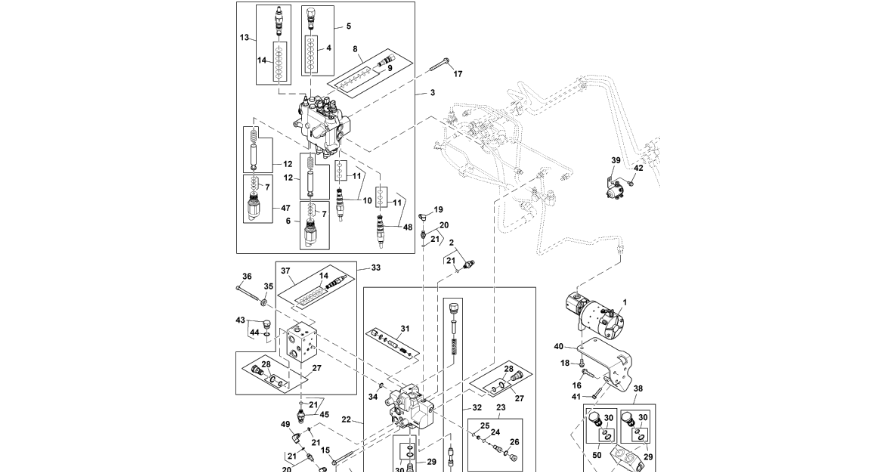 John Deere 9470RX - Zawór zwrotny RE587999 (Kierowanie)