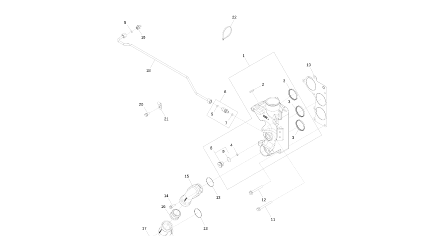 John Deere 9470RX - Osłona DZ113429 (Silnik)