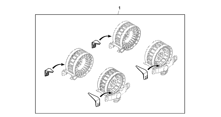 John Deere 9470RX - Zestaw zgarniacza BRE10295 (Gąsienice i obciąźniki)