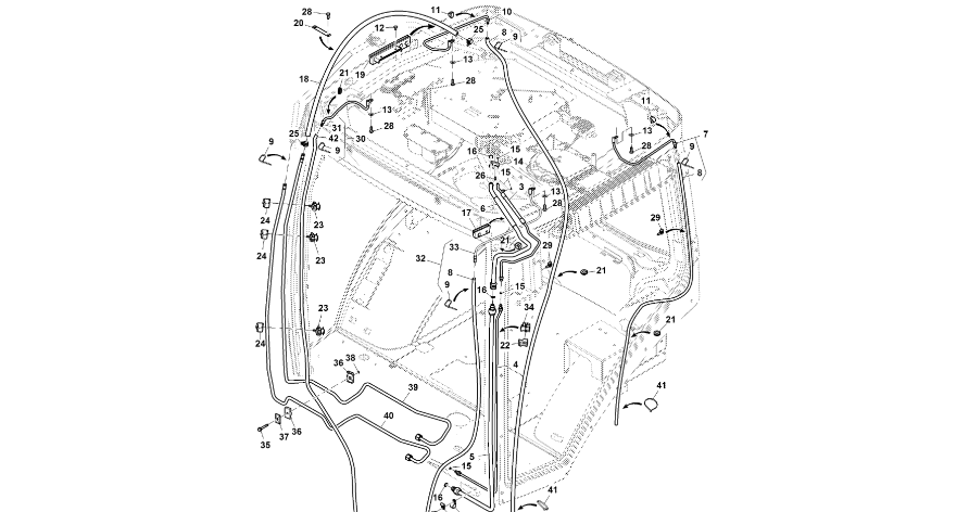 John Deere 9470RX - Linia RE579566 (HVAC)