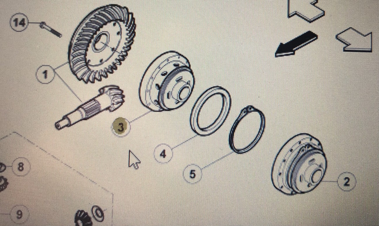 77 0001 197 6/Claas Celtis-obudowa mechanizmu róźnicowego/Celtis 456 Ceres 346-316 Ergos 466-436