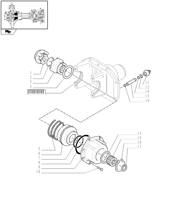 New Holland T6010 Obudowa 5155167
