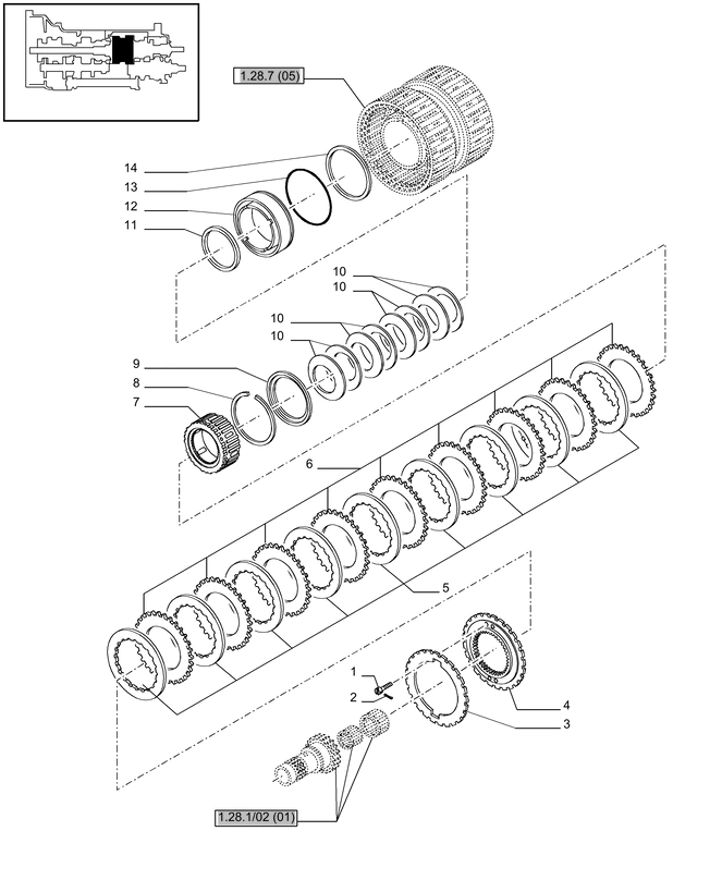 New Holland T6010 T6090 T6070 Piasta 5196681
