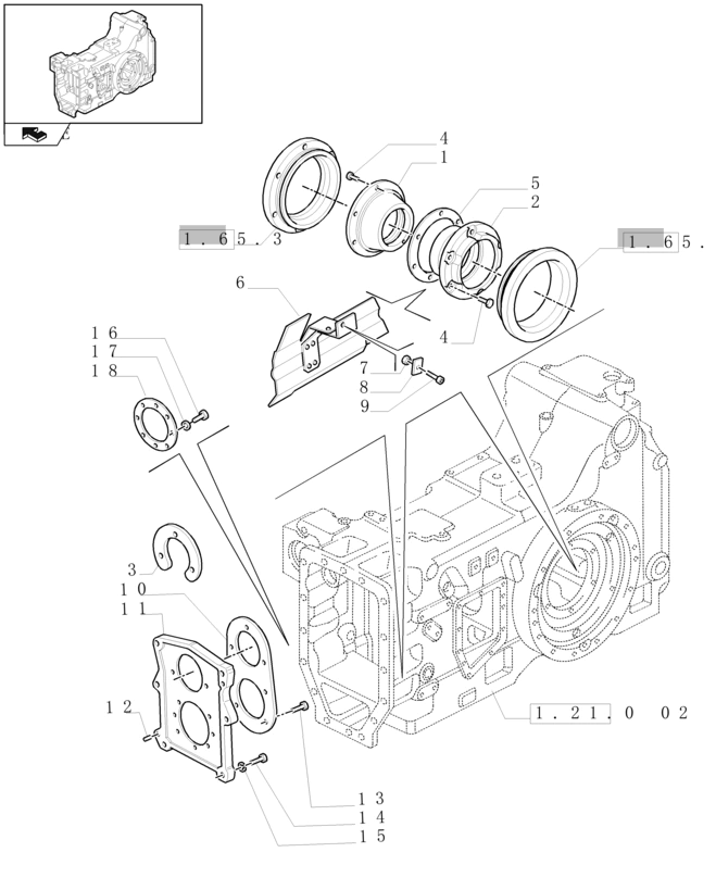 New Holland T6010 Wspornik 5162538