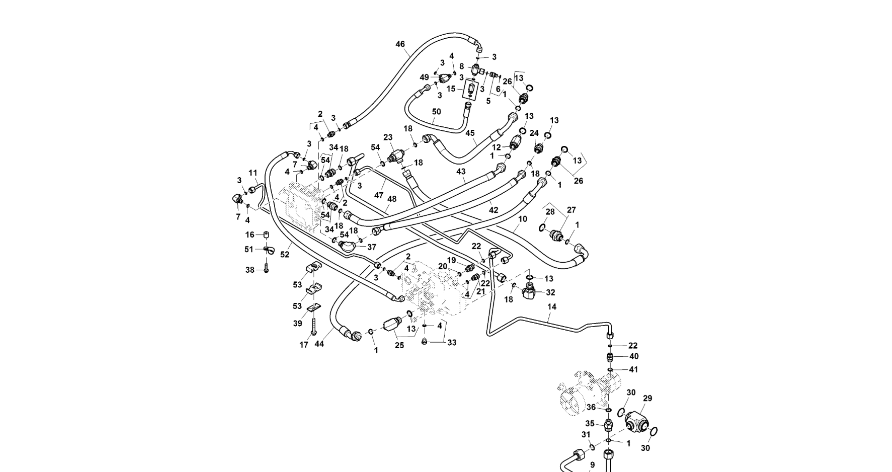 John Deere 9470RX - Linia RE576040 (Kierowanie)