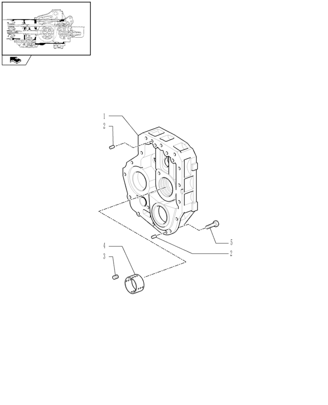 New Holland T6010 Przekładka 5183810