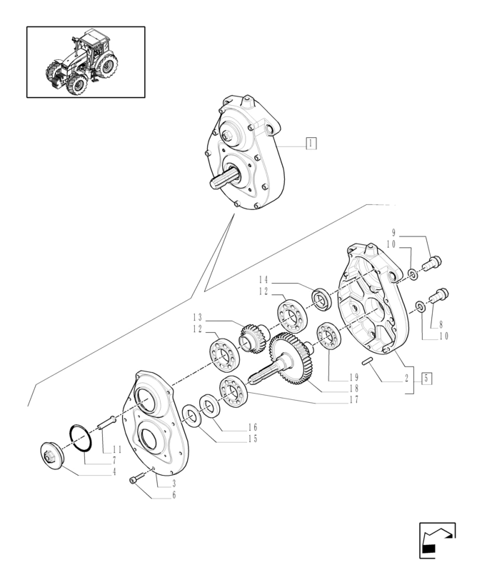 New Holland T6010 T6070 Pokrywa 47124397