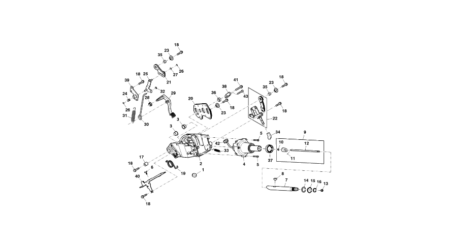 John Deere 9470RX - Układ kierowniczy RE557787 (Kierowanie)