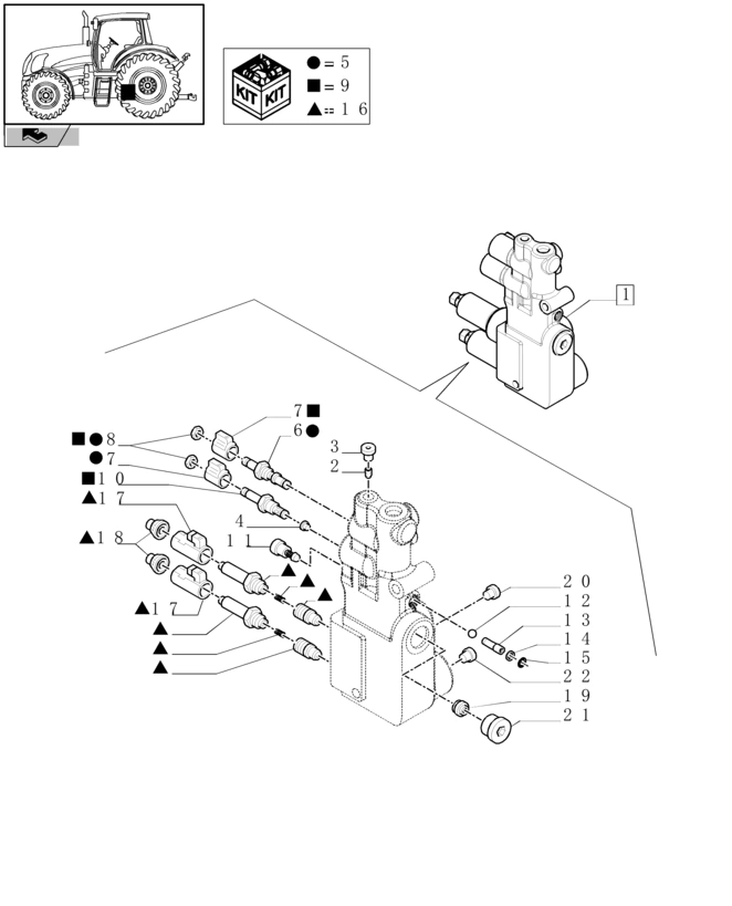 New Holland T6010 Elektromagnes 84486828