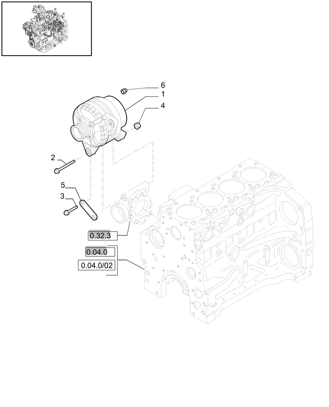 New Holland T6010 T6090 T6070 Regenerowany alterna 12v, 120a, w/ pulley 84141452R