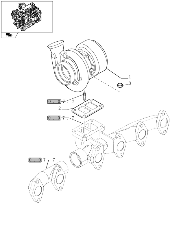 New Holland T6090 Regen turbosprezarka 2854829R
