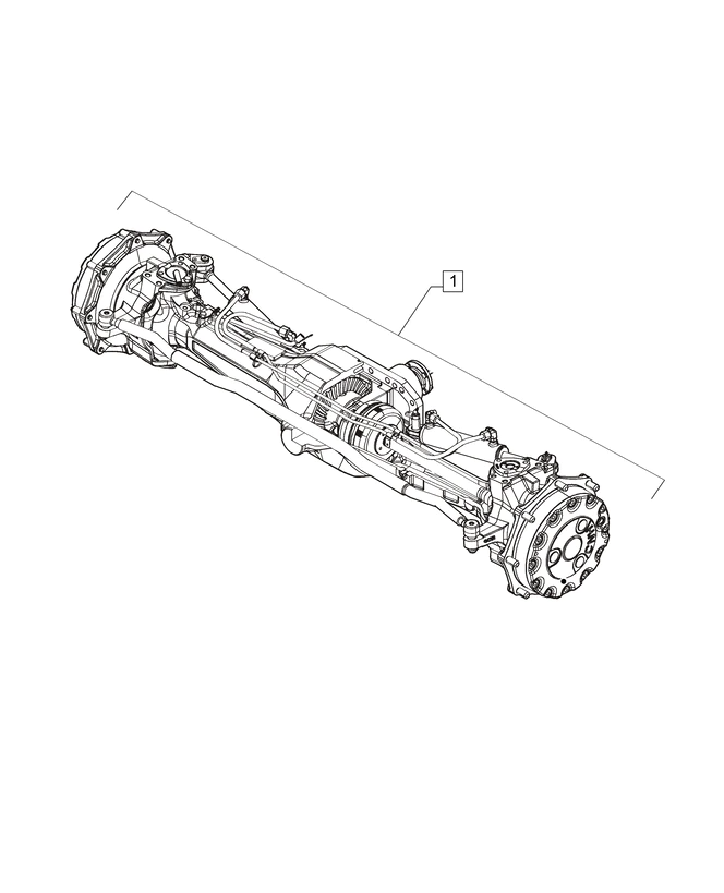New Holland T6010 Most naped przedni 84180939