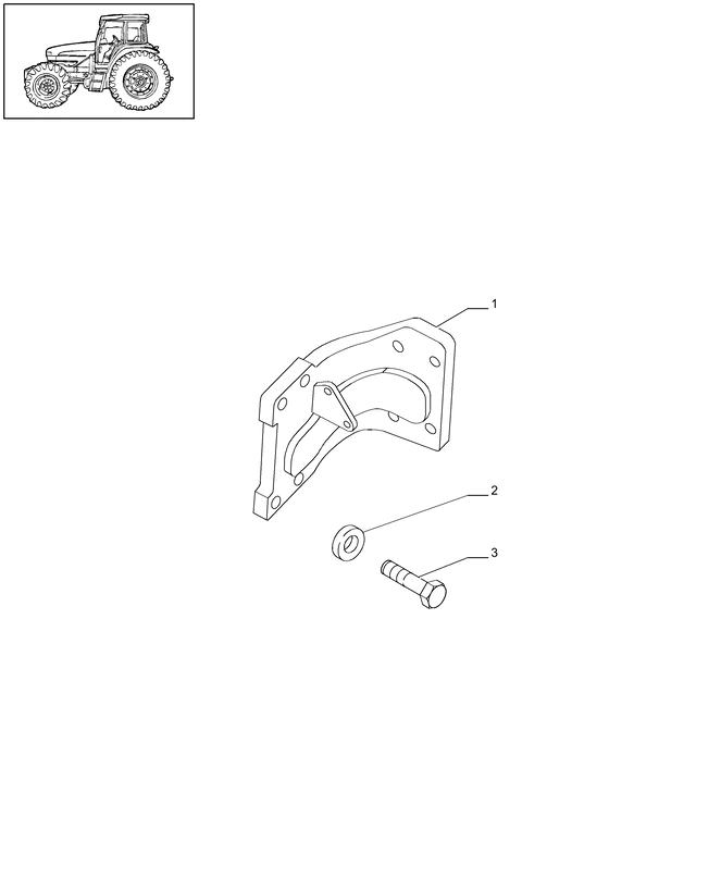 New Holland T6010 T6090 T6070 Wspornik 87429764