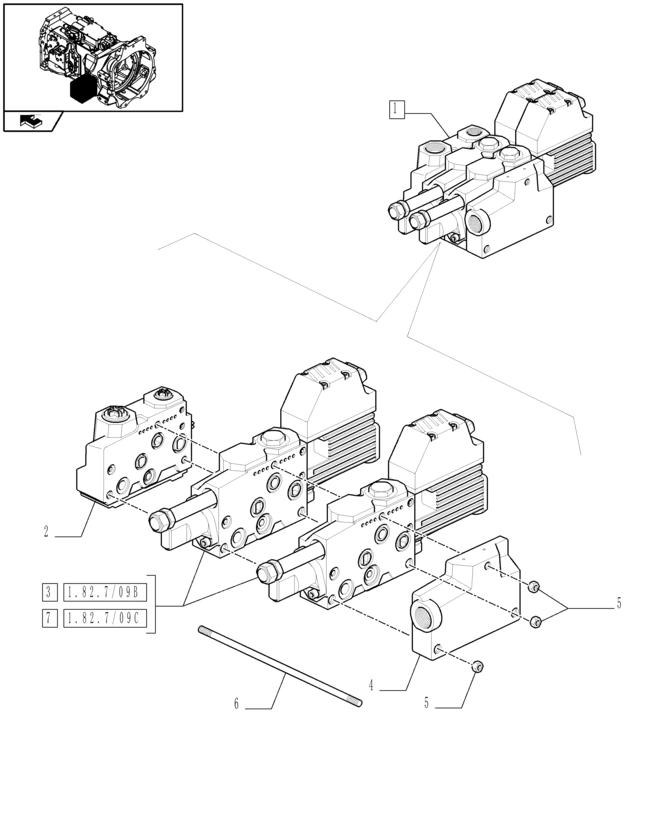 New Holland T6010 T6090 T6070 Kolektor 87744557