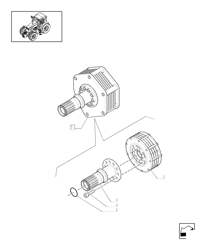 New Holland T6010 T6090 T6070 Sprzęgło wom 220.5mm od 87308837