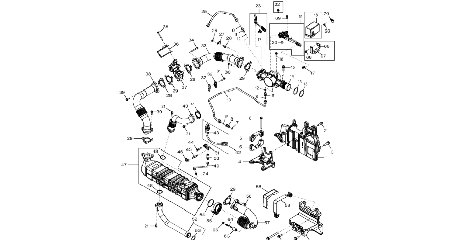 John Deere 9470RX - Rura DZ112908 (Silnik)