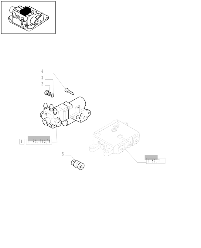 New Holland T6010 Zawór przelewowy 47131575