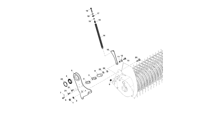 John Deere 960 - Ramię DC212812 (Podbieracz)