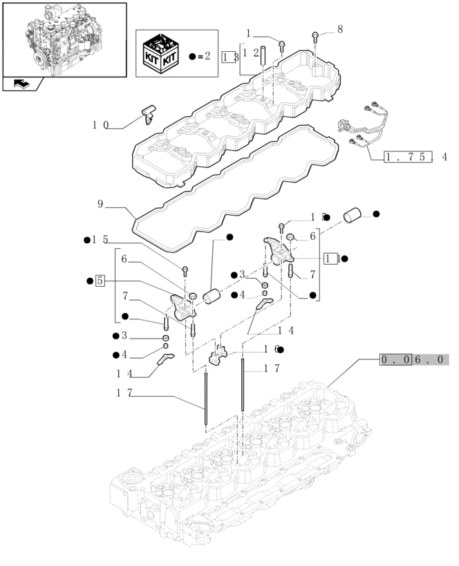 New Holland T6010 Obudowa 4899257