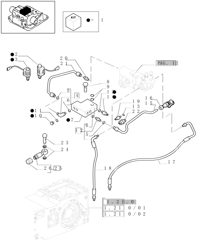New Holland T6010 Blok 5196170