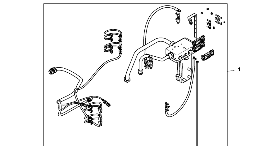 John Deere 9470RX - Zestaw zaworów BRE10425 (Zawór sterujący)