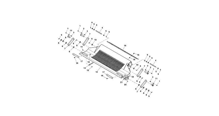 John Deere 960 - Rama DC222588 (Podbieracz)