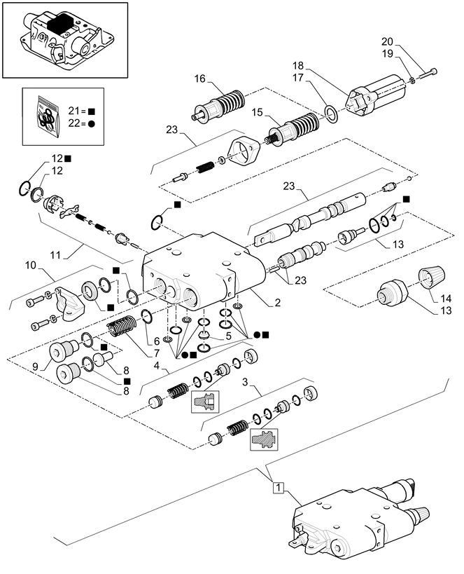 New Holland T6010 T6090 T6070 Zestaw serwisowy 87384898