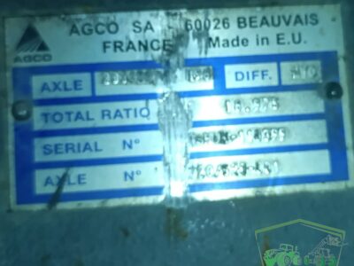 Zwrotnica Zwolnica Piasta Przegub DANA 720/520 Massey Ferguson 5455