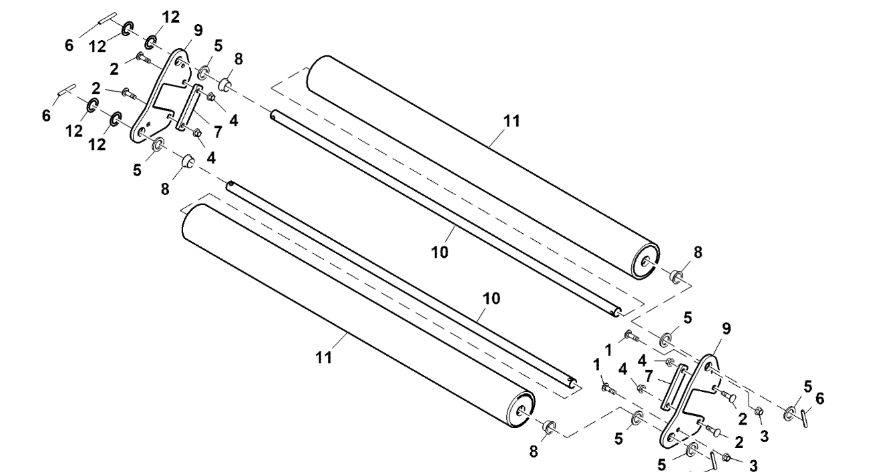 John Deere 960 - Kołek CC142029 (Rama, pokrywy, róźne)