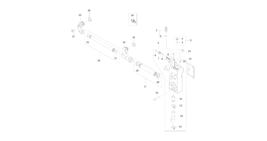 John Deere 9470RX - Obudowa DZ103635 (Silnik)