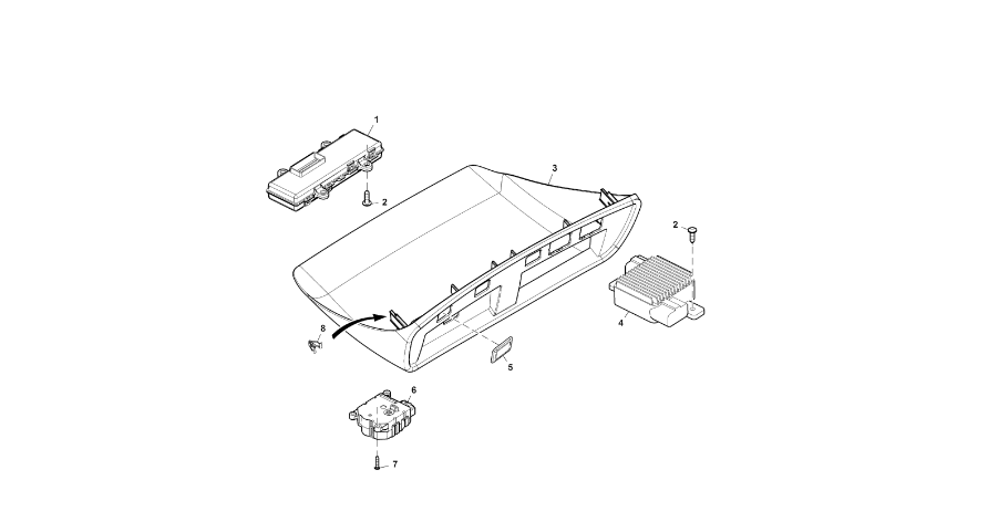 John Deere 9470RX - Maskownica R559563 (HVAC)