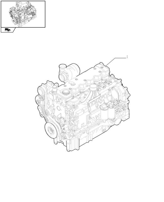 New Holland T6010 T6090 T6070 T7230 Silnik 84140800