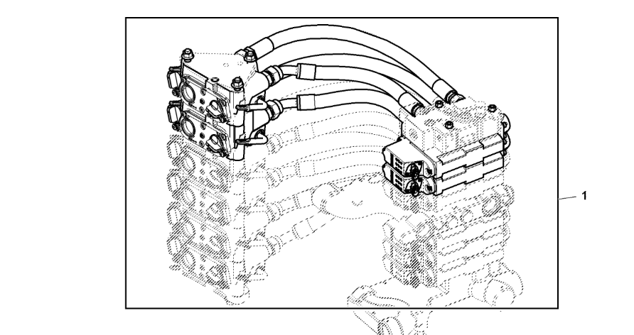 John Deere 9470RX - Selektywny zawór ster. BRE10109 (Zawór sterujący)