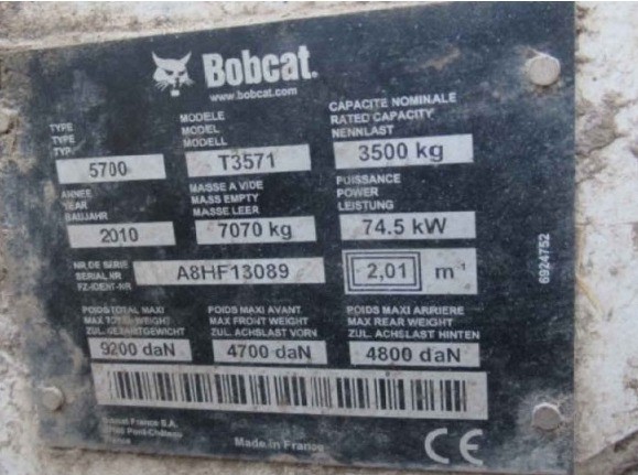 BOBCAT T3571 - Zwolnica - Zwrotnica - Półoś - Skrzynia - Silnik - Siłowniki