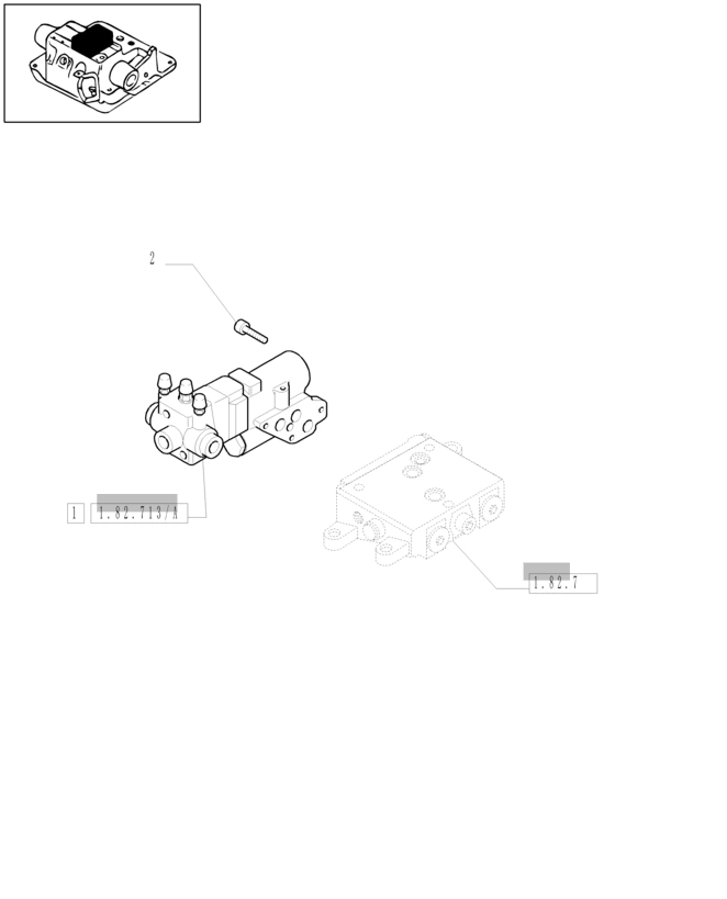 New Holland T6010 T6090 T6070 Zawór hamulca 5192069