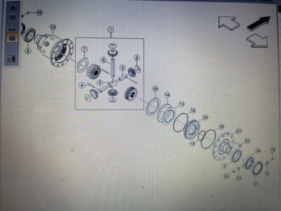 Carraro 25.55s części
