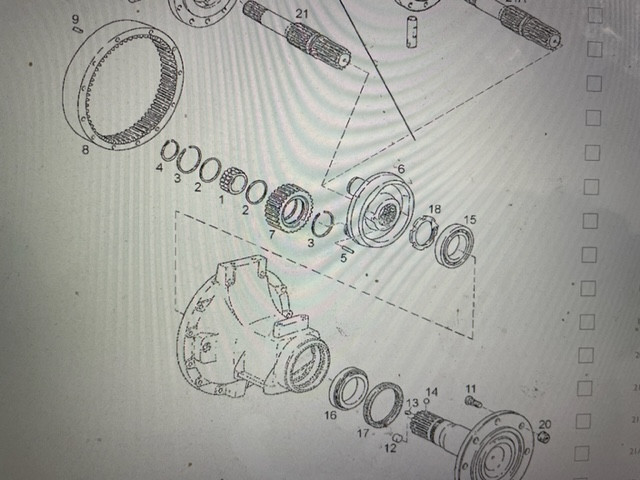 Case CS 100-130 zwolnica [CZĘŚCI]