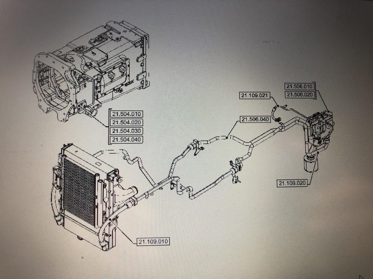 CASE OPTUM 270 SKRZYNIA BIEGÓW -CZĘŚCI