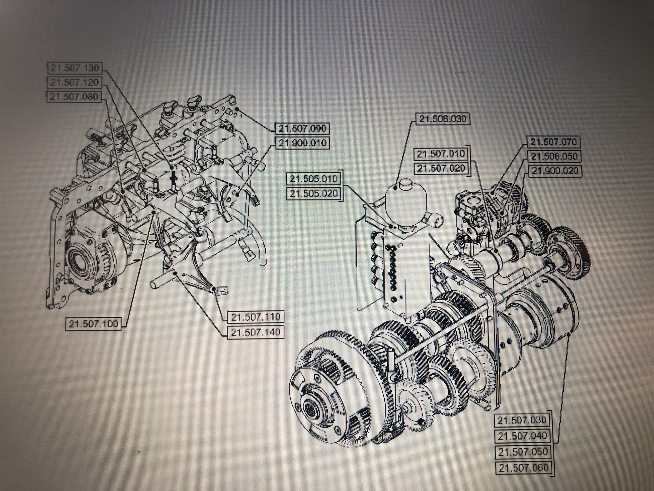 CASE OPTUM 270 SKRZYNIA BIEGÓW-CZĘŚCI - Skrzynia biegów-części Case Optum 270