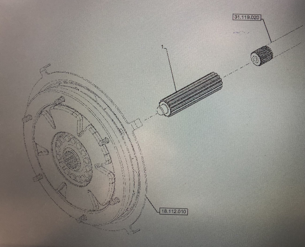 CASE OPTUM 270-WAŁEK/CZĘŚĆ 47900187/CASE OPTUM 250 270 300