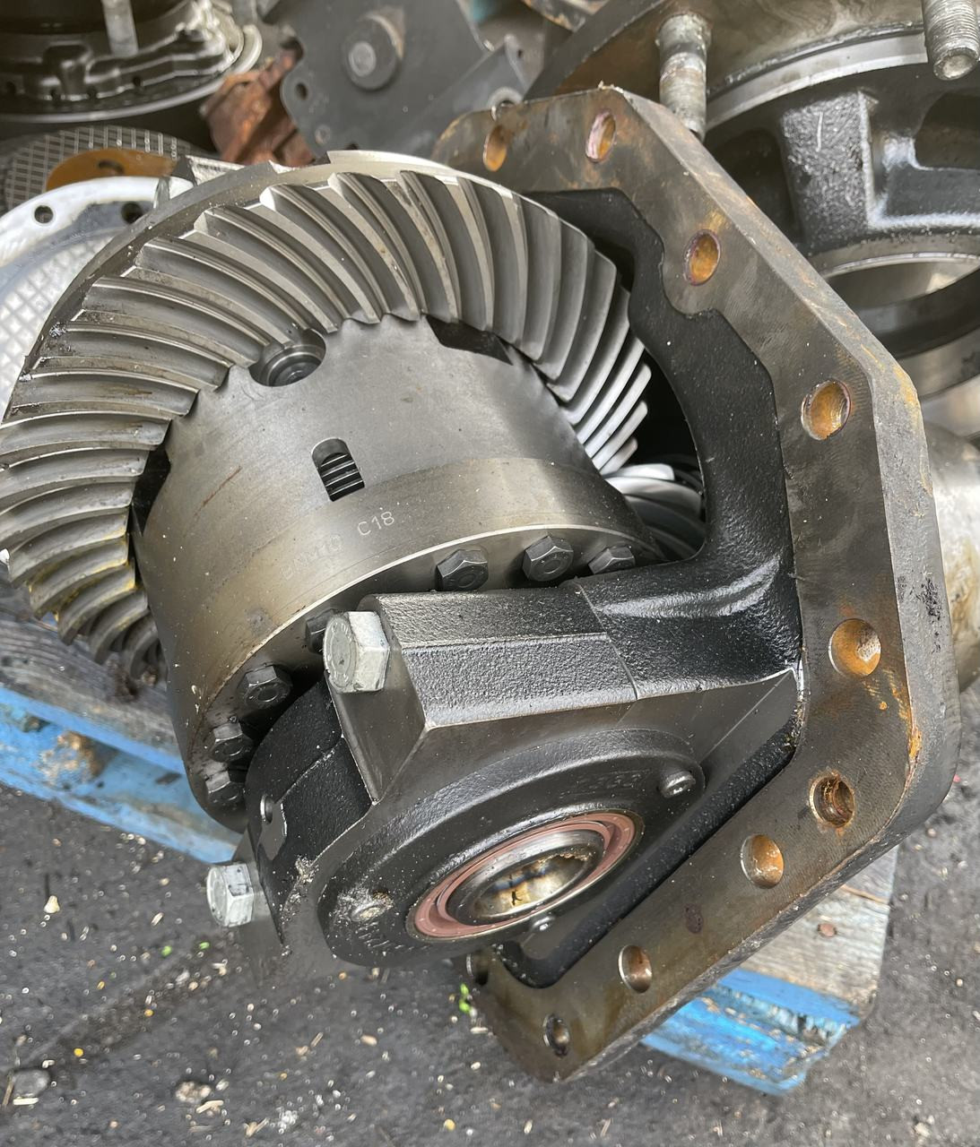 CASE-zwolnica zwrotnica mechanizm róźnicowy/Case Optum 270 części