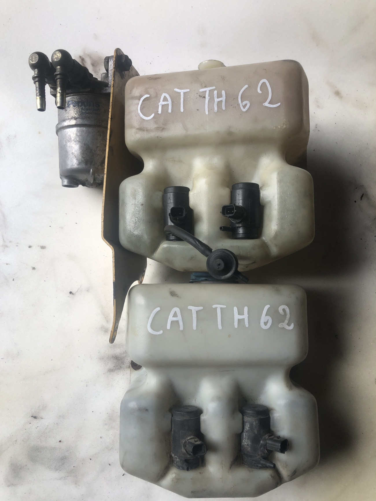 CAT TH62-zbiornik płynu do spryskiwacza/Caterpillar TH62 -pojemnik płynu do spryskiwaczy