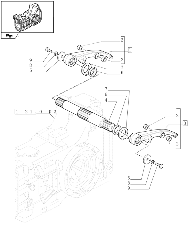 New Holland T6010 T6090 T6070 T7230 Ramię podnośnika 47127556