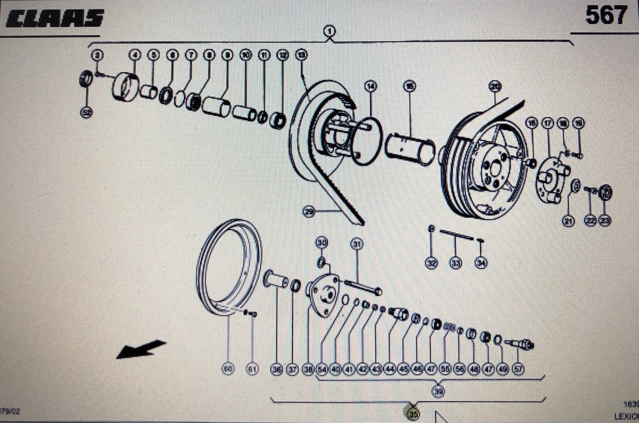CLAAS 00 0084 106 0/Claas siłownik regulacyjny/Claas Lexion 580 460-440 480 470 560-530 510
