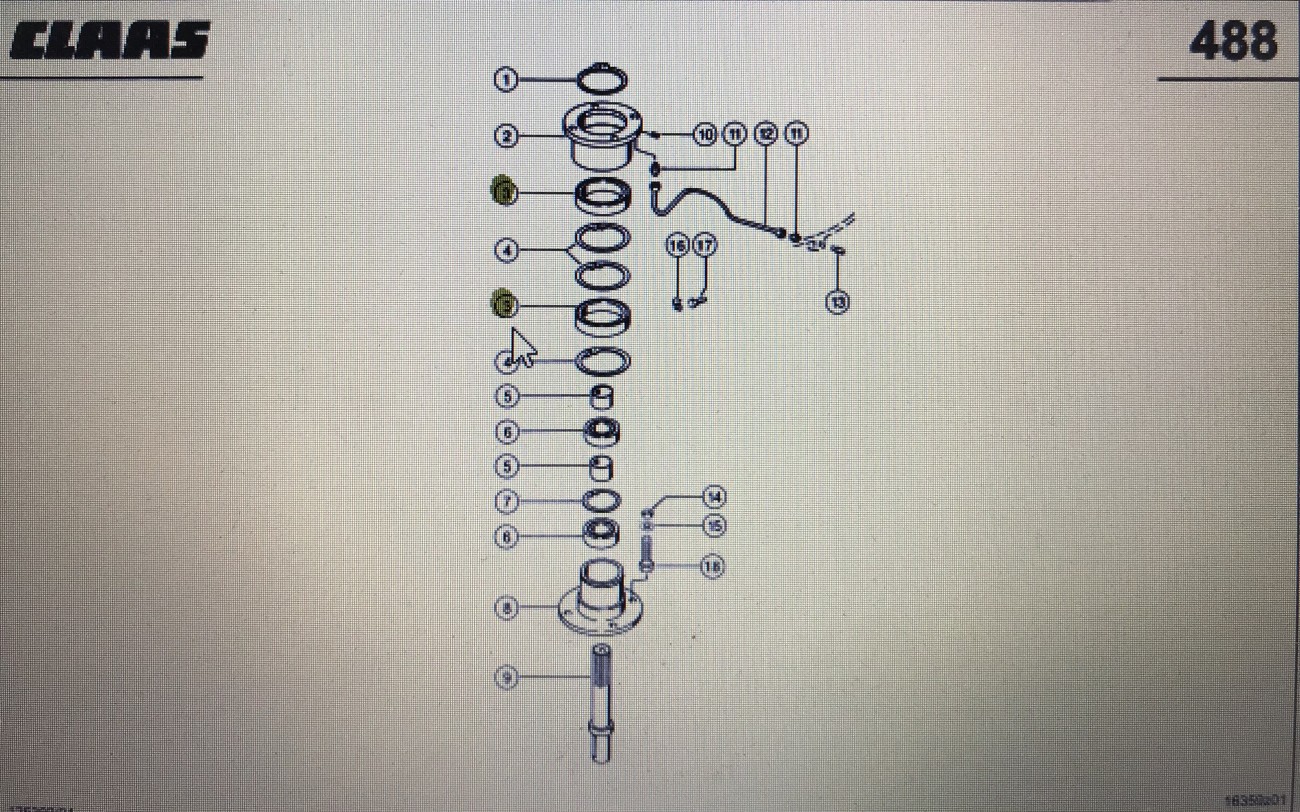 CLAAS 00 0216 028 0/Claas łoźysko/Claas Lexion 580 480