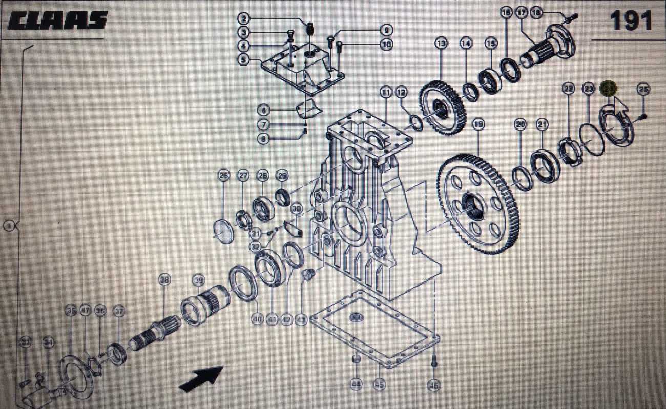 CLAAS 00 0262 334 0/Claas pokrywa/Claas Xerion 3300 3800
