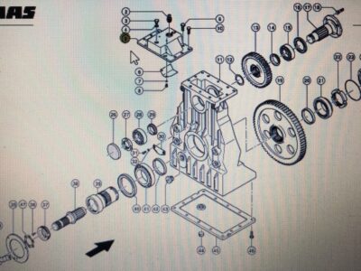 CLAAS 00 0262 337 0/00 0584 843 0/Claas pokrywa przekładni/Claas Xerion 3300 3800